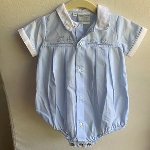 Friedknit Creations Embroidered trains